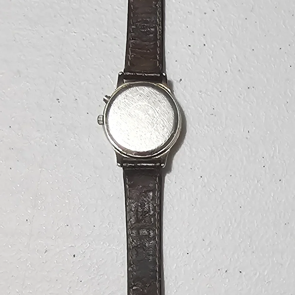 Fossil LU-2581 Vintage 1996 Star Master Leather Band Watch Good Condition - Picture 6 of 8